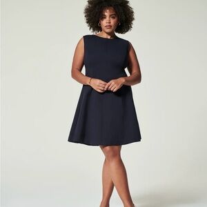Cute Navy Sleeveless Dress